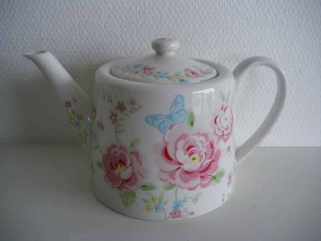 Greengate theepot, Ophalen of Verzenden, Zo goed als nieuw, Bord(en), Wedgwood