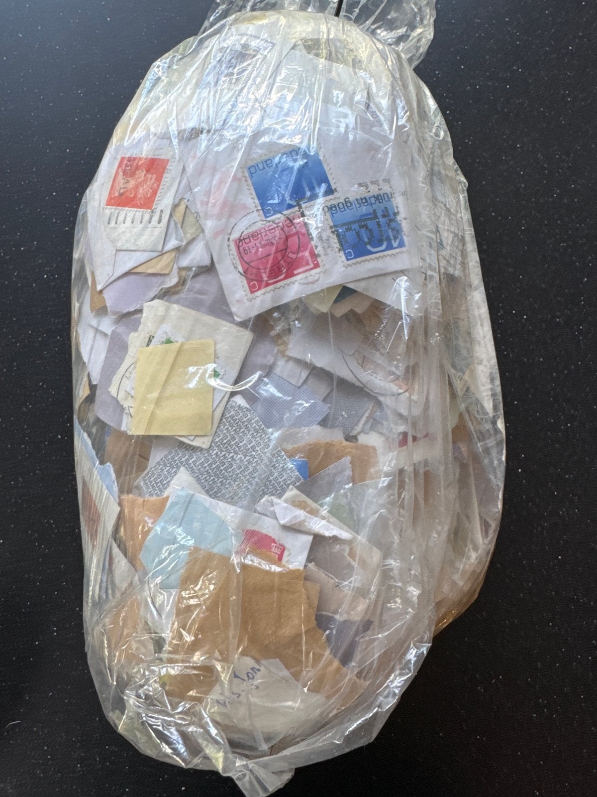 1 kilo ongesorteerde postzegels - deel 2, Ophalen of Verzenden, Na 1940, Gestempeld