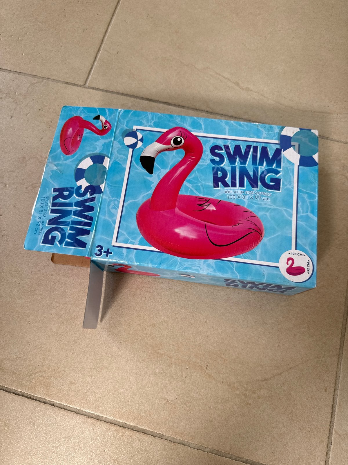 Nieuwe opblaasbare flamingo zwemband - Swim Ring, Ophalen of Verzenden, Nieuw