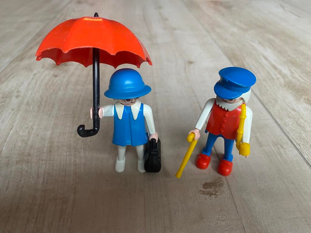 Playmobil vintage set 3598 opa en oma, Ophalen, Zo goed als nieuw