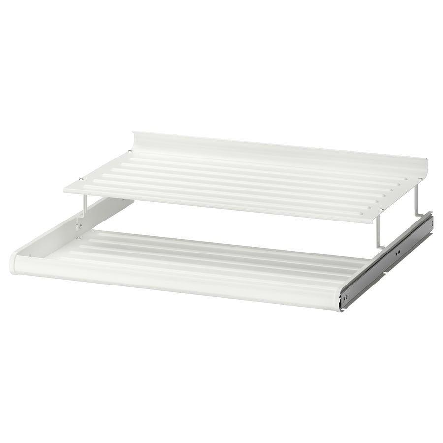 Ikea KOMPLEMENT Uittrekbaar schoenenrek wit 75x58 cm, Ophalen, Zo goed als nieuw