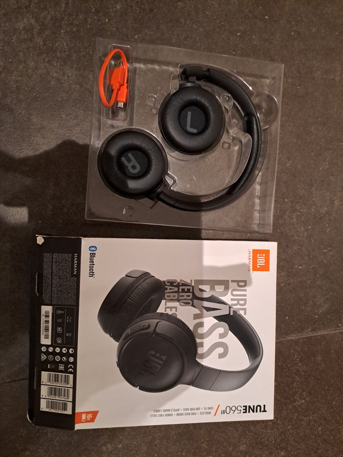 JBL Tune 560BT Draadloze On-Ear Koptelefoon Zwart, Ophalen