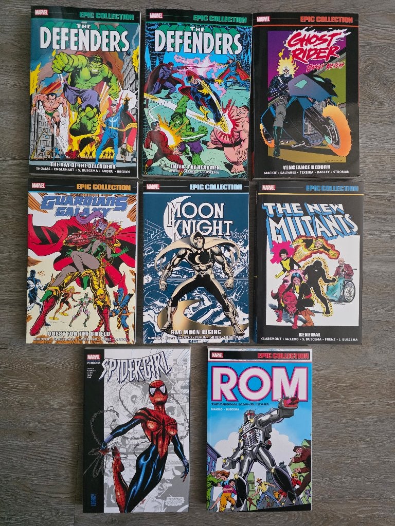 TPB Marvel Epic Collection (o.a. Defenders, New Mutants), Amerika, Ophalen of Verzenden, Zo goed als nieuw, Diversen