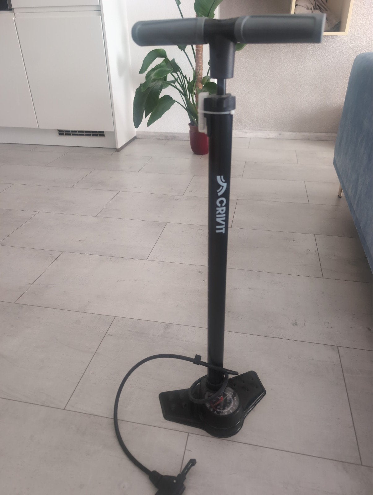 Crivit fietspomp met drukmeter, Ophalen, Drukmeter, Gebruikt