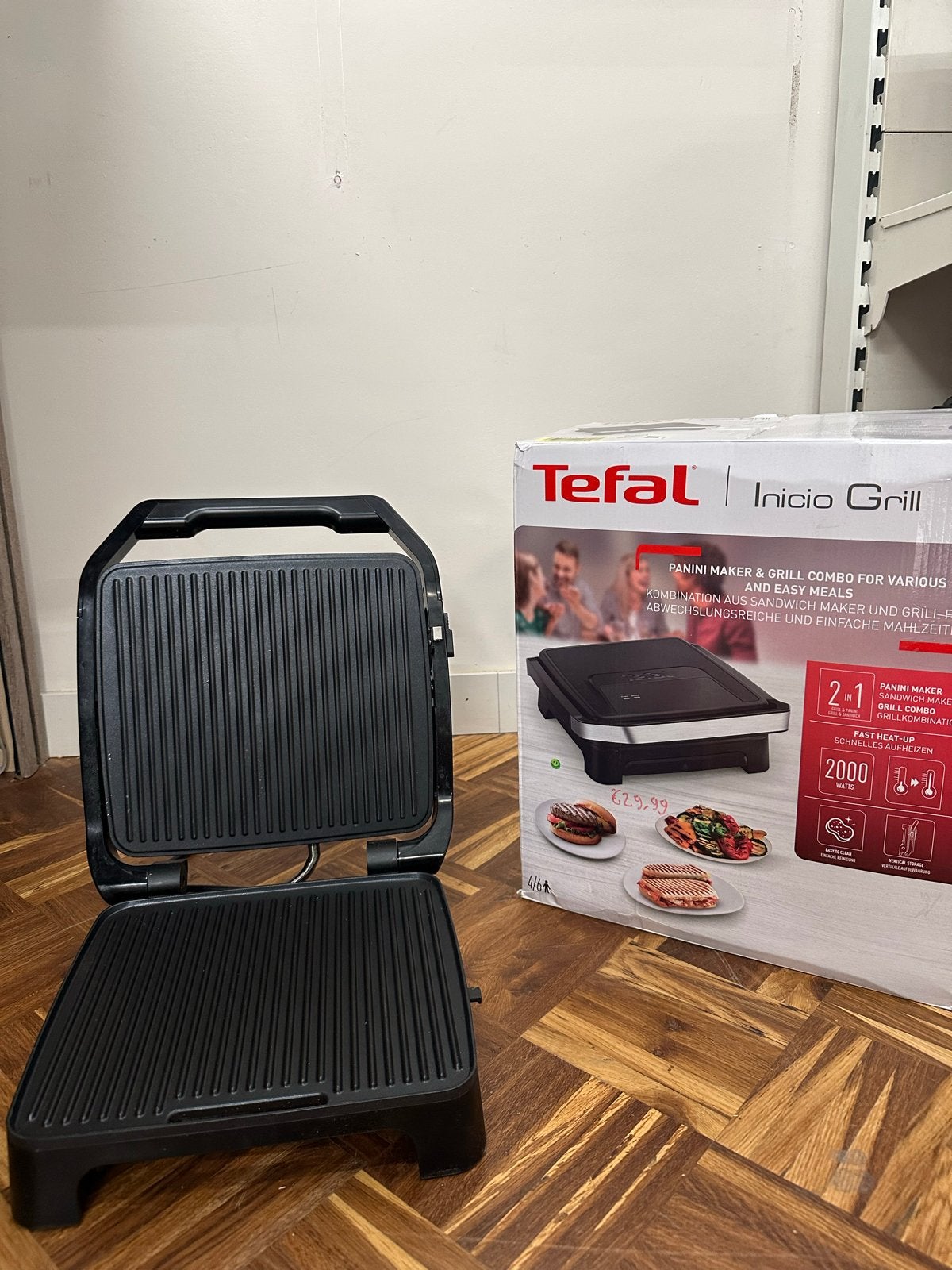 Tefal Grill/tosti ijzer, Ophalen of Verzenden, Nieuw