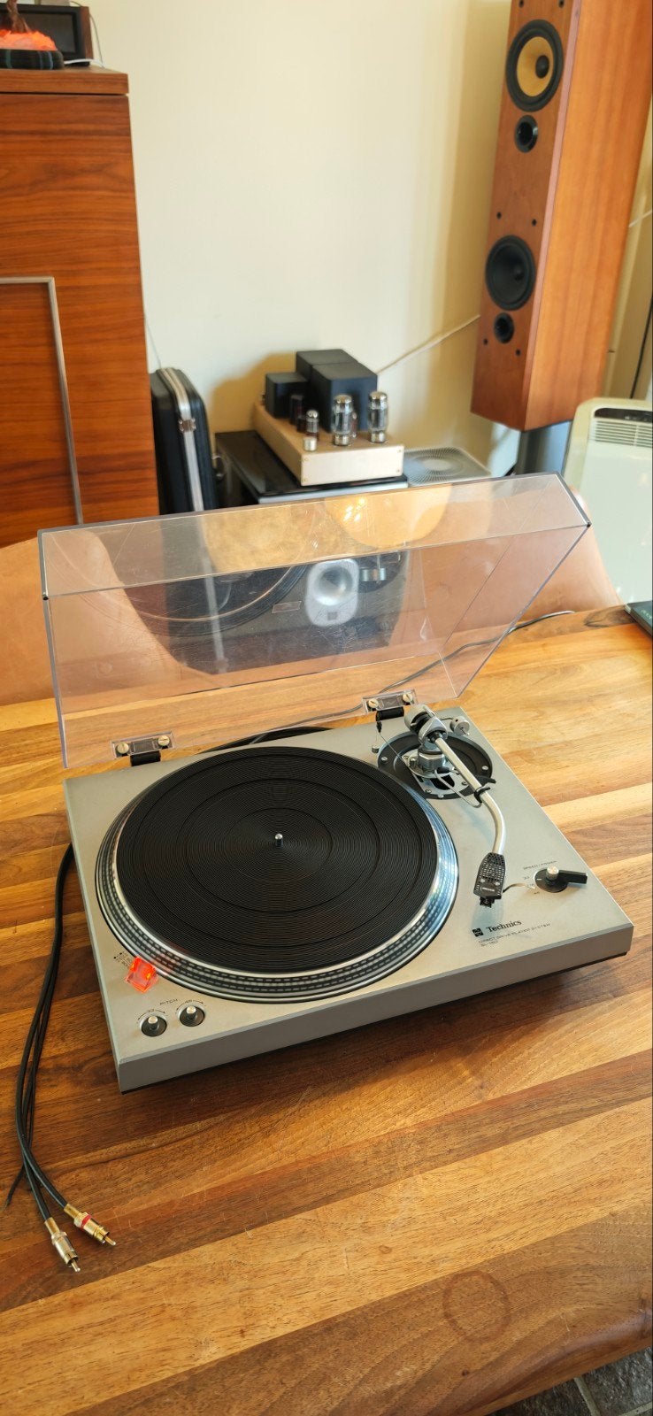 Technics SL-150 met SME MK1 en Grado Gold element, Ophalen, Gebruikt, Pitch-regelaar, Platenspeler