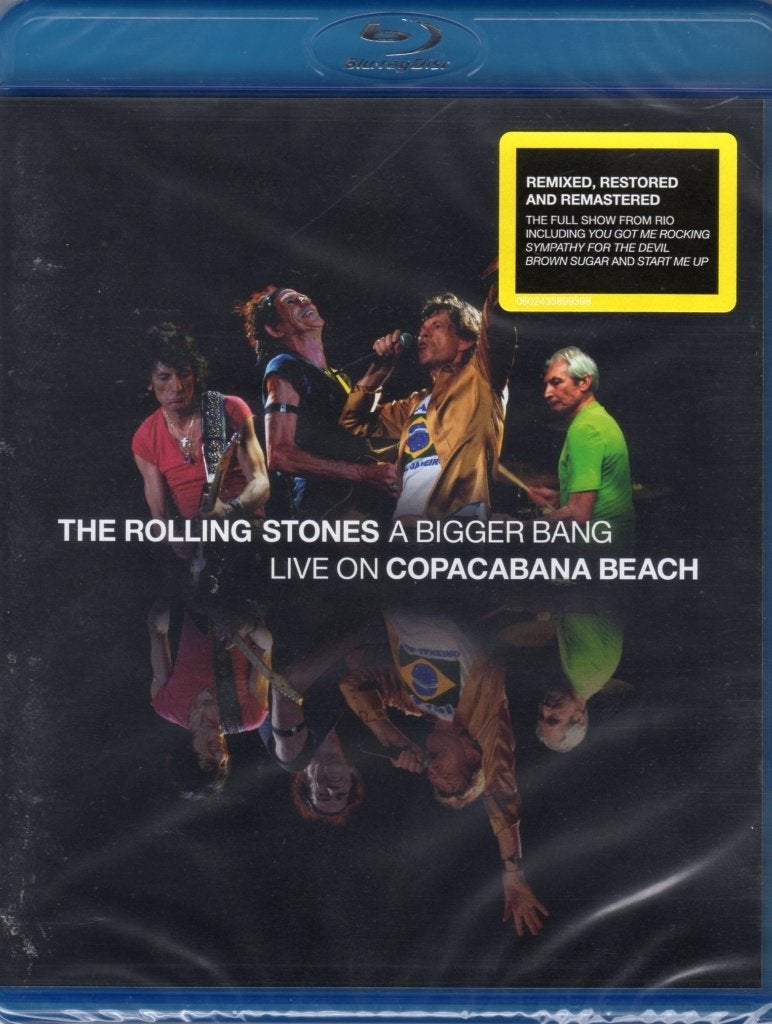 The Rolling Stones A Bigger Bang (Copacabana Beach Blu Ray *, Concert, Blu-ray, Nieuw in verpakking, Ophalen