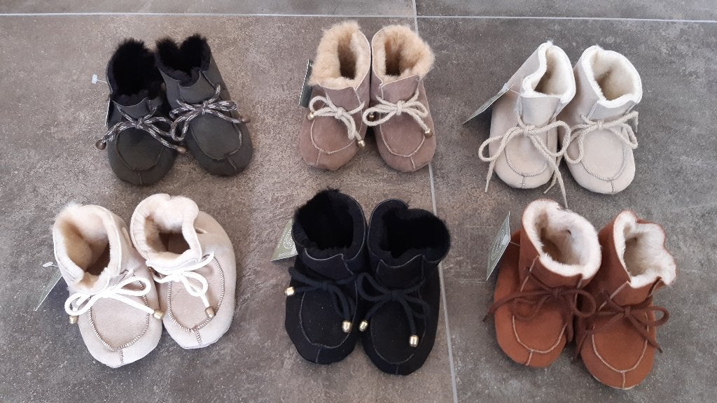 Kinderpantoffels Maat 21 Merinolam Eigen Atelier Texel Warm, Jongen of Meisje, Coby Dogger Bontcouture, Overige typen, Nieuw