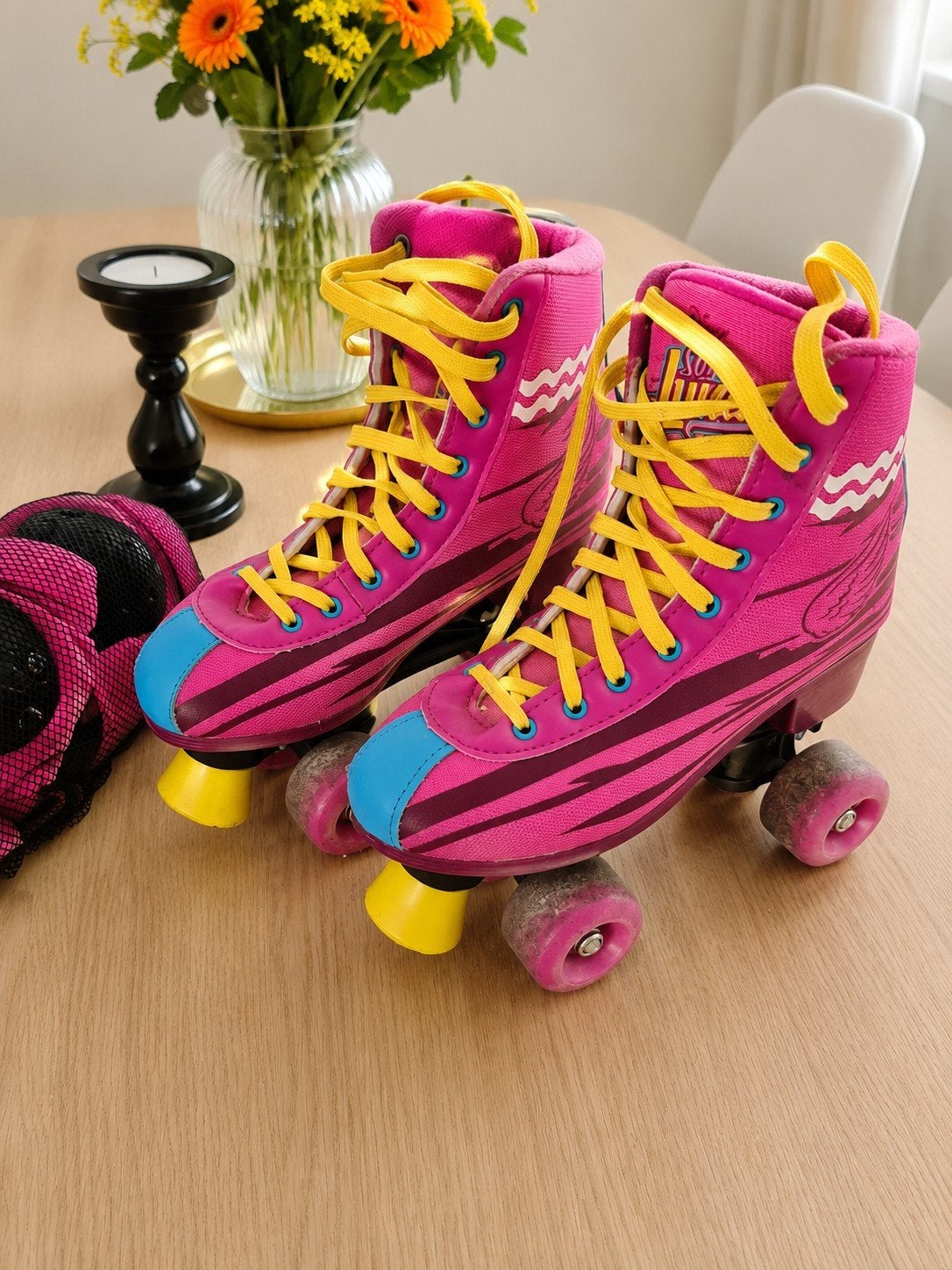 Rolschaatsen maat 36/37, Kinderen en Baby's, Speelgoed | Buiten | Rolschaatsen, Ophalen, Zo goed als nieuw, Kinderen