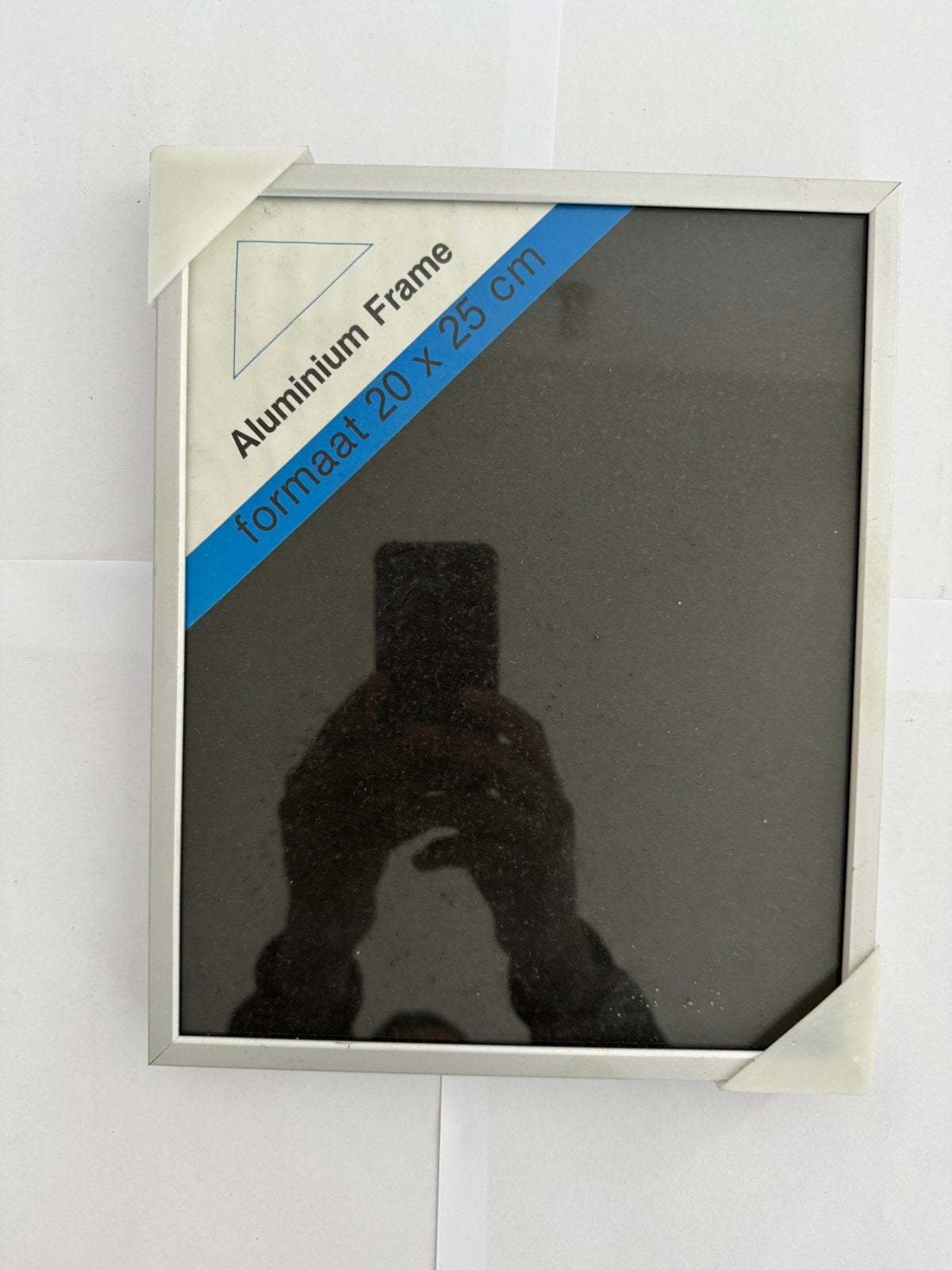 1x zilverkleurige metaal fotolijst 20 x 25 cm (NIEUW), Ophalen of Verzenden, Nieuw