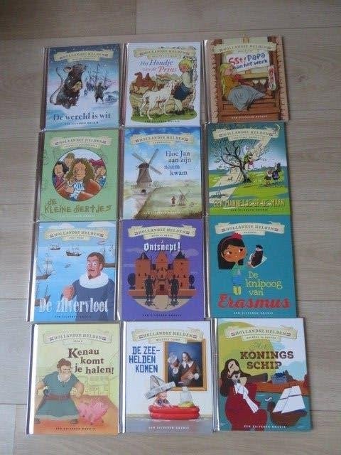 Hollandse Helden Een zilveren boekje 12 exemplaren, Non-fictie, Jongen of Meisje, Ophalen of Verzenden, Zo goed als nieuw