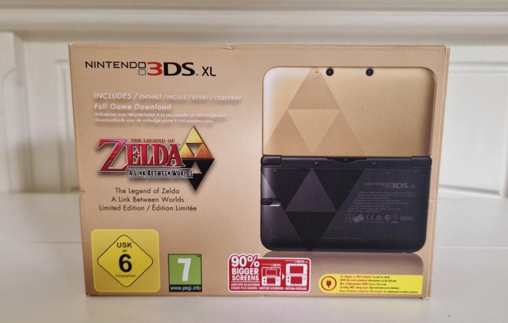 Nintendo 3DS XL The Legend of Zelda: A Link Between Worlds, Met games, Overige kleuren, Nieuw, 3DS XL