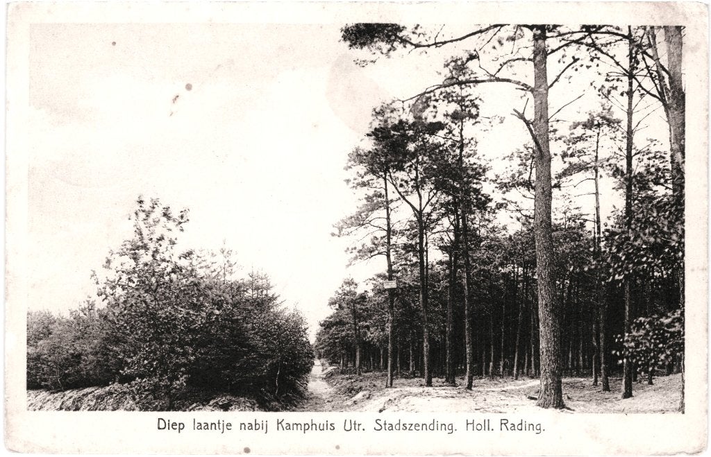 968177	Hollandsche Rading	laantje Kamphuis Utr Stadszending, Ophalen of Verzenden, 1920 tot 1940, Gelopen, Utrecht