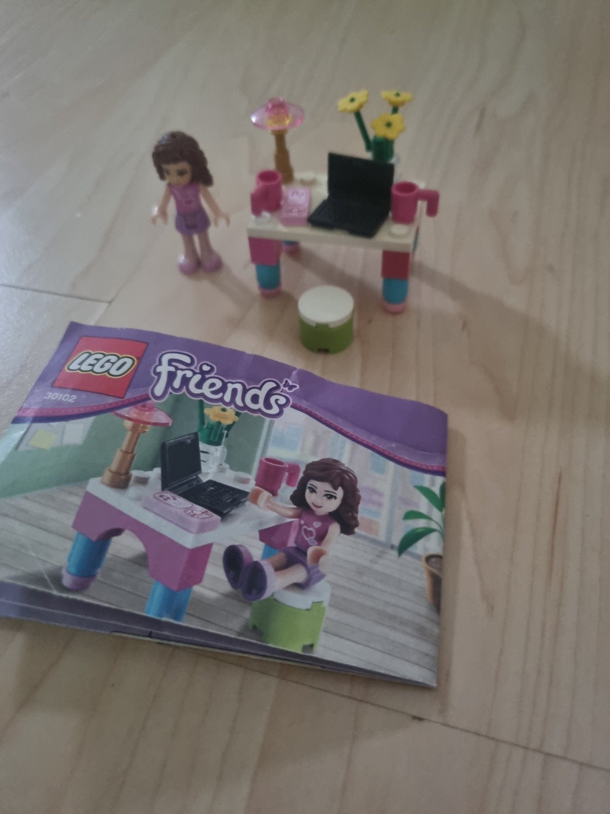Lego friends 30102 Olivia's kantoor, Gebruikt, Lego, Friends, Ophalen of Verzenden