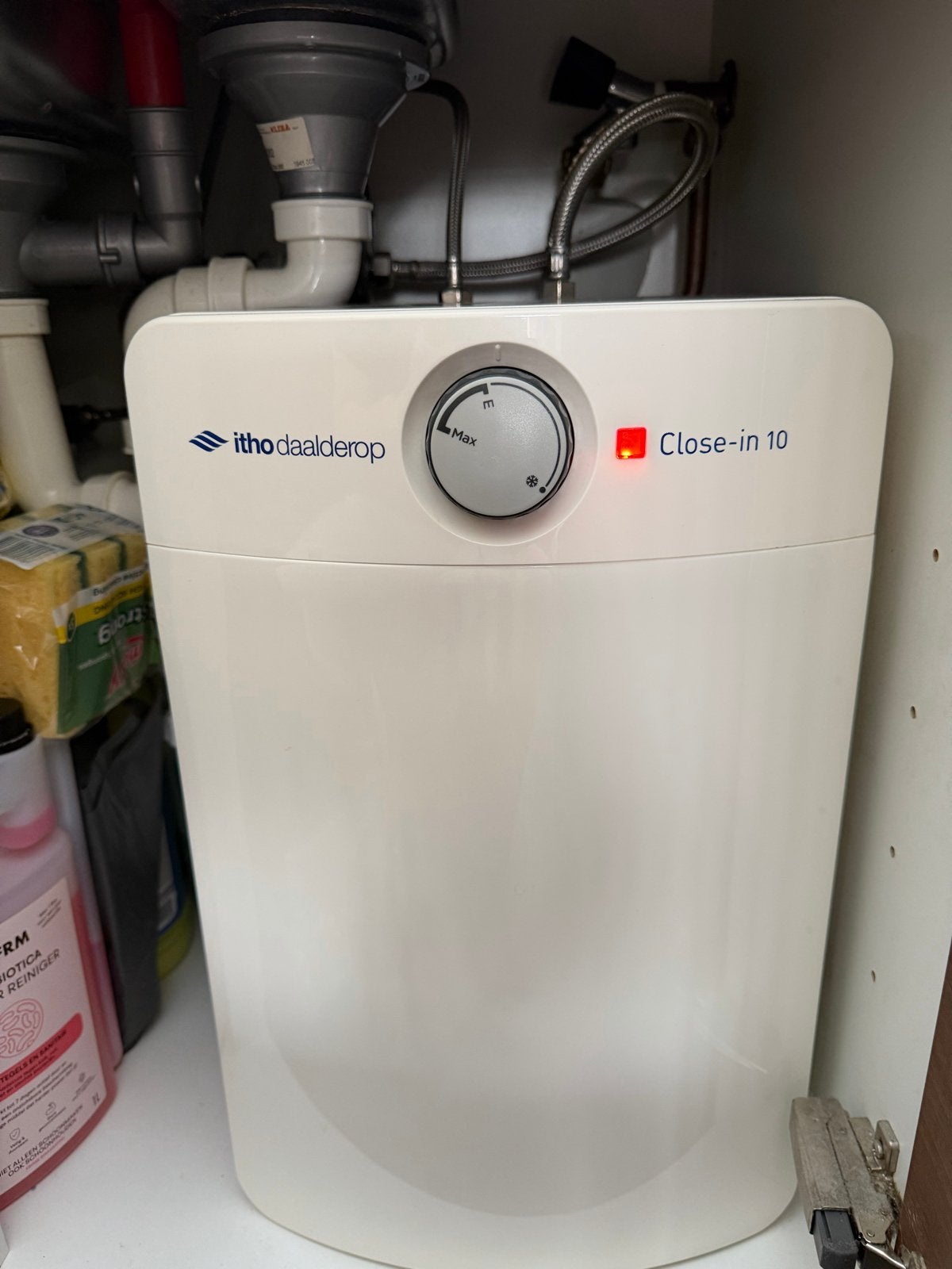Itho Daalderop Close-in 10 liter boiler, Doe-het-zelf en Verbouw, Geisers en Boilers, Ophalen, Gebruikt, Aardgas, Boiler