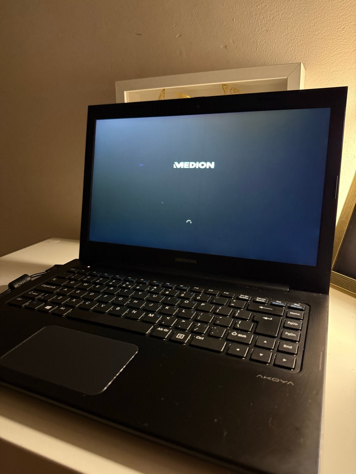 Medion Akoya Laptop met Windows 10 en originele oplader, Computers en Software, Gebruikt, Qwerty, Verzenden, Minder dan 2 Ghz