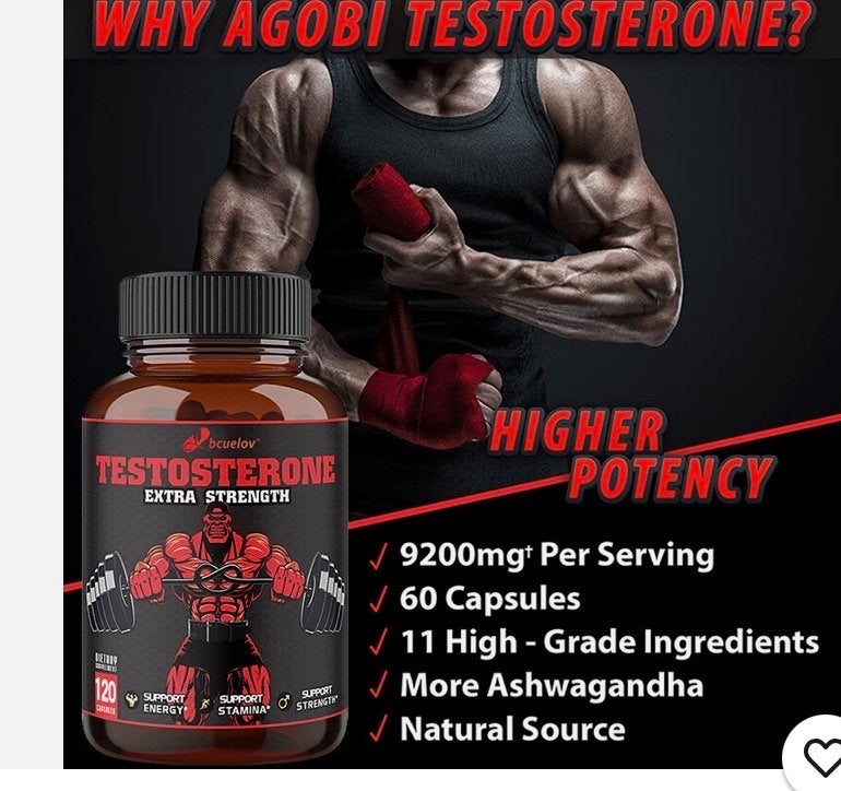Extra Sterkte Testosteron Supplement - 60 Capsules, Sport en Fitness, Gezondheidsproducten en Wellness, Nieuw, Poeder of Drank