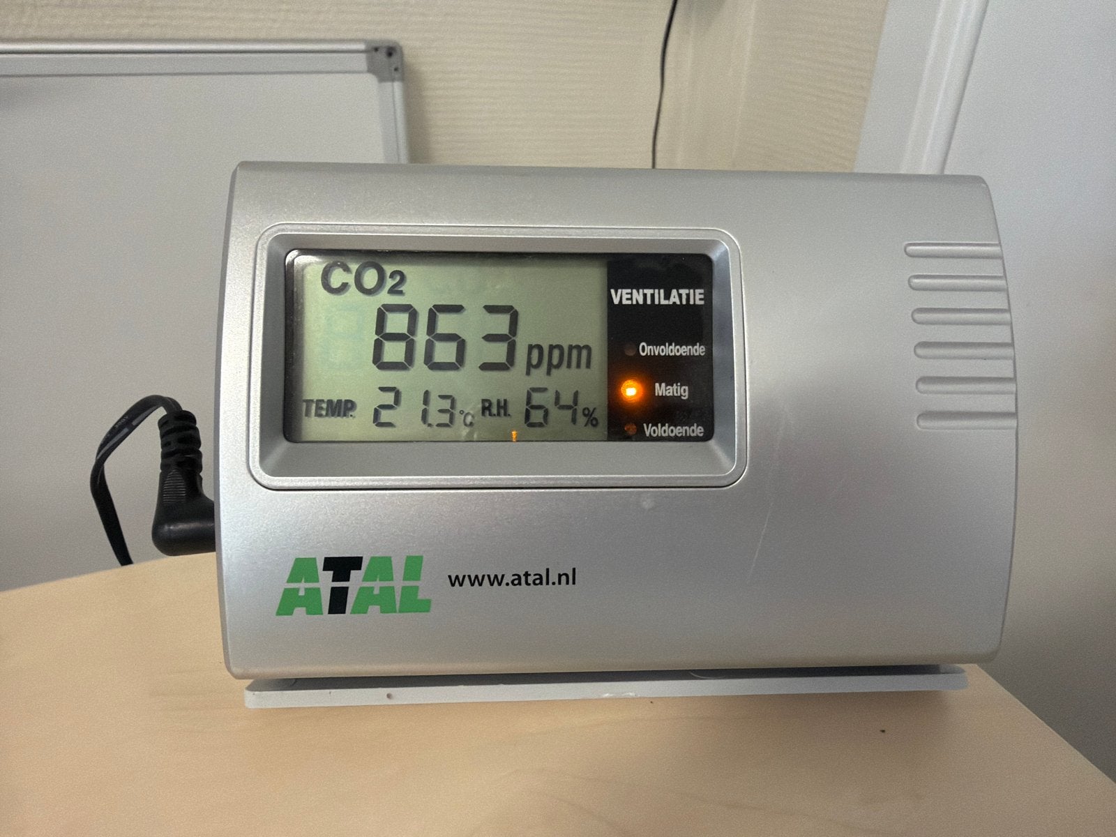 Atal co2 meter nieuwstaat, Doe-het-zelf en Verbouw, Ophalen of Verzenden, Nieuw