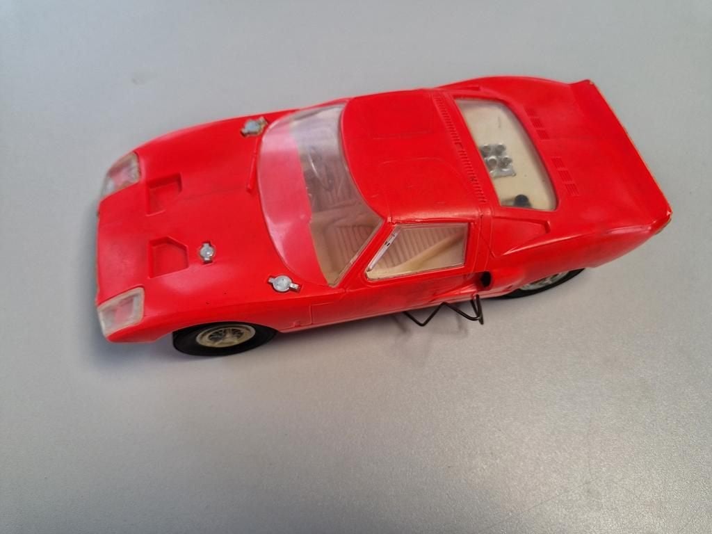 Vintage Cox Ford GT40 Tether Car Jaren 60 Rood Motor Los!, Gebruikt, Cox, Ophalen of Verzenden, Cox