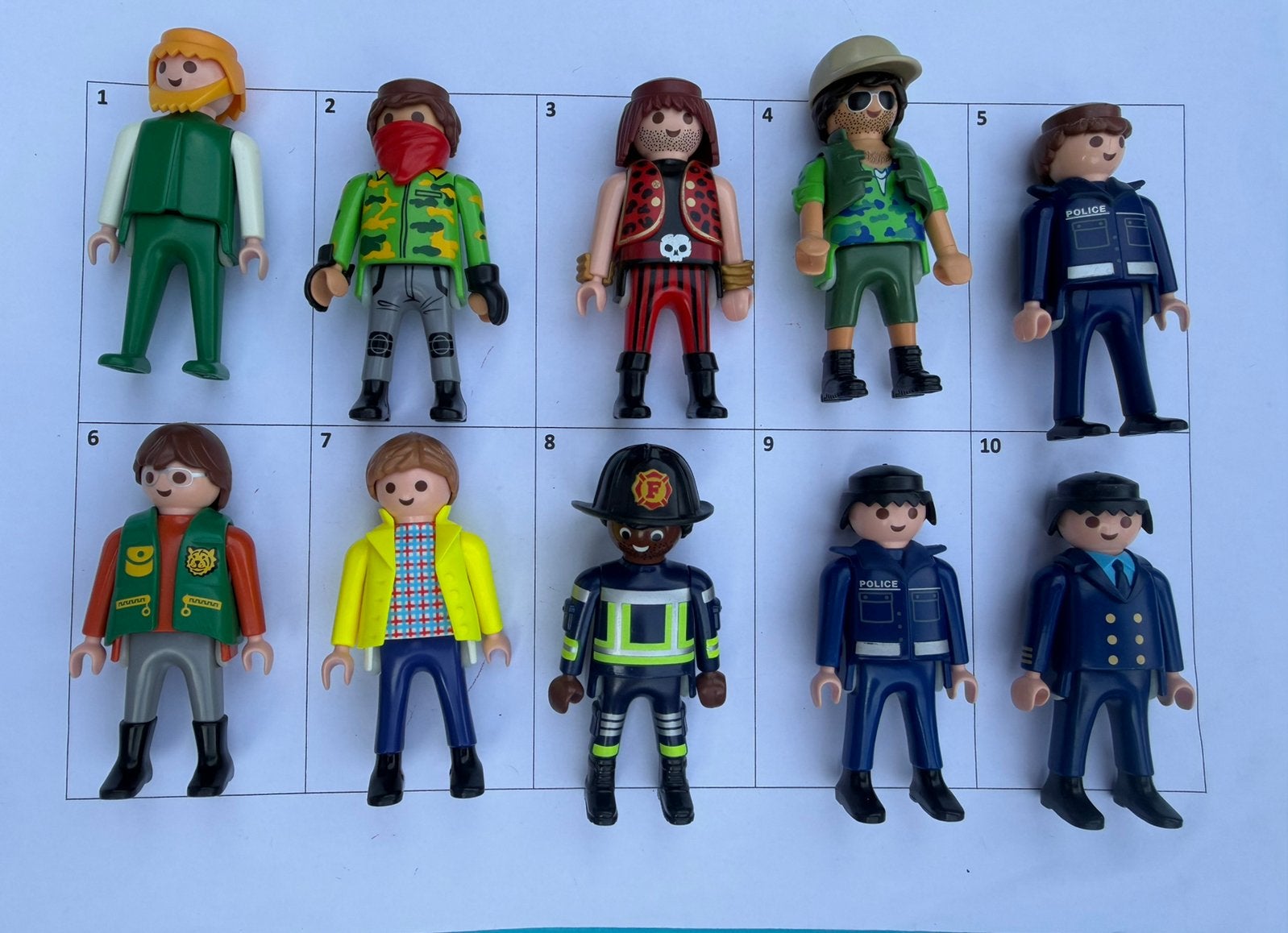 Jun 011: playmobil: poppetjes man (5 foto’s), Kinderen en Baby's, Speelgoed | Playmobil, Ophalen of Verzenden, Gebruikt, Los playmobil