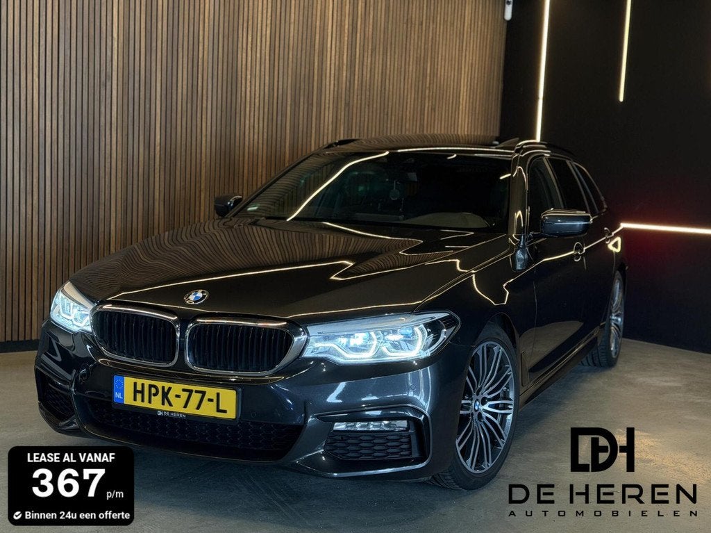 BMW 5-serie Touring 530d xDrive High Executive Pano M-sport, Auto's, BMW, Bedrijf, Te koop, 5-Serie, 360° camera, 4x4, ABS, Achteruitrijcamera