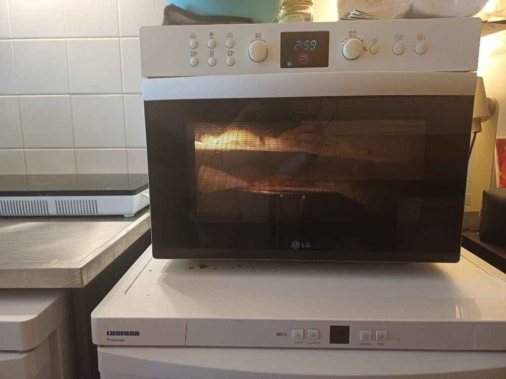 Combi-oven LG, Ophalen, Minder dan 45 cm, Combi-oven, Draaiplateau