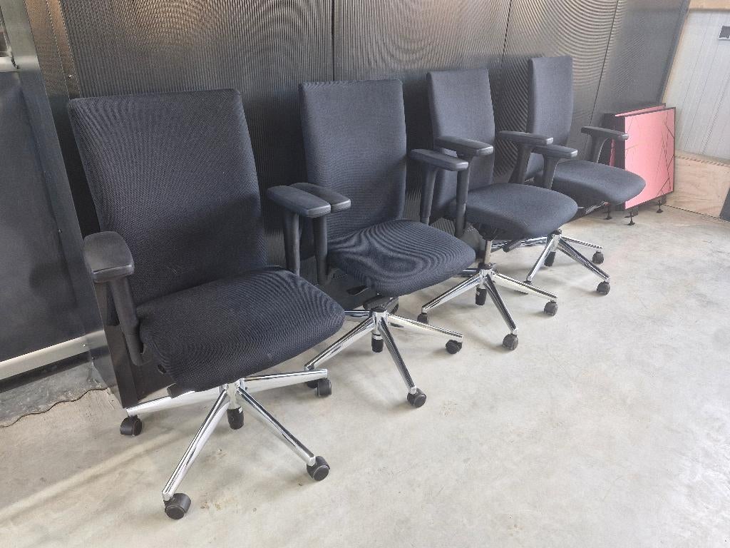 Haworth Comforto 55 bureaustoelen zwart ergonomisch, Postbus, Zwart, Info.eu@haworth.com, Ophalen of Verzenden