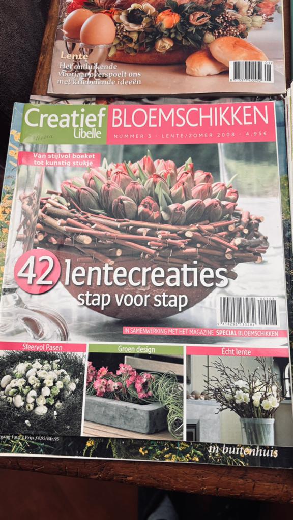 Bloemschik Tijdschriften gratis ophalen, Ophalen, Gelezen, Bloemschikken, Groendecoratie