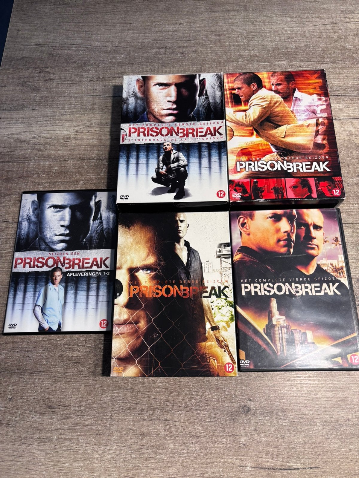 Dvd - Prison Break seizoenen 1 t/m 4, Vanaf 12 jaar, Ophalen of Verzenden, Zo goed als nieuw, Actie en Avontuur