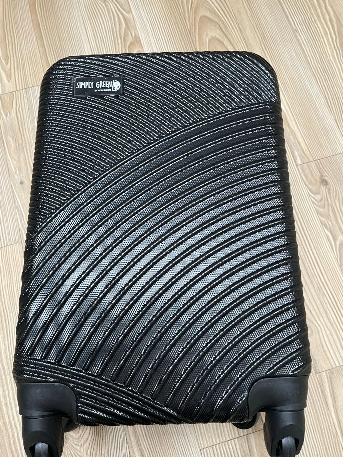 Simply Green Reiskoffer - Zwart, Duurzaam & Compact, 40 tot 60 cm, 30 cm of meer, Zwart, Nieuw