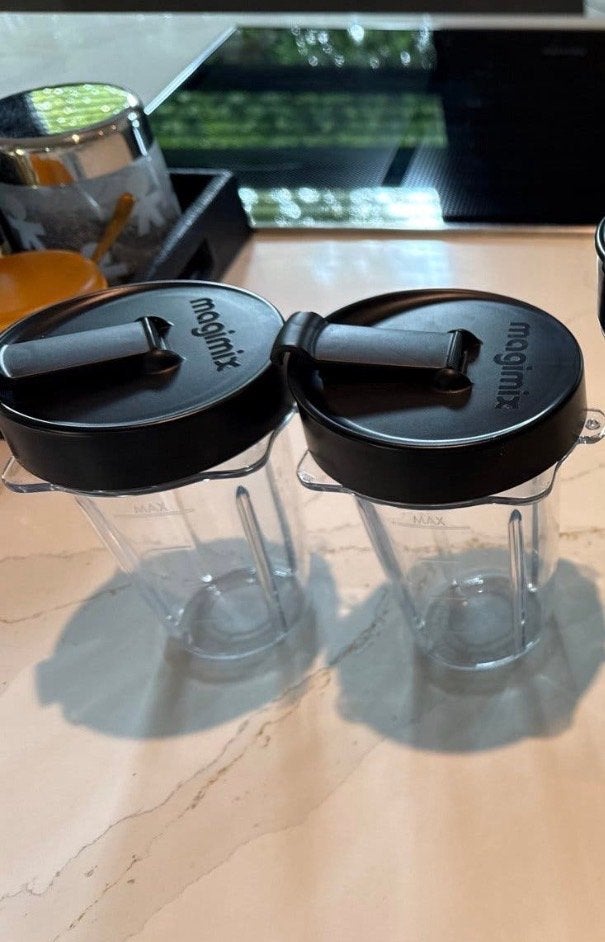 Magimix Blender To Go bekers met deksel, Ophalen of Verzenden, Zo goed als nieuw, Blender-accessoire