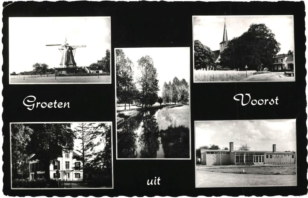 914432 Voorst gld 1961 Gelopen met postzegel, Ophalen of Verzenden, 1960 tot 1980, Gelopen, Gelderland