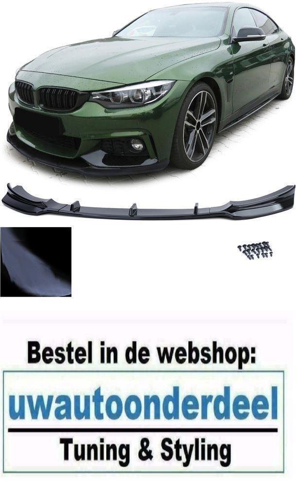Spoiler Splitter glans Zwart Voor Bmw 4 Serie F32 F33 F36 M, Verzenden, Automotive Parts, A.parts@hotmail.nl, Trasmolenlaan 12 3447 GZ Woerden