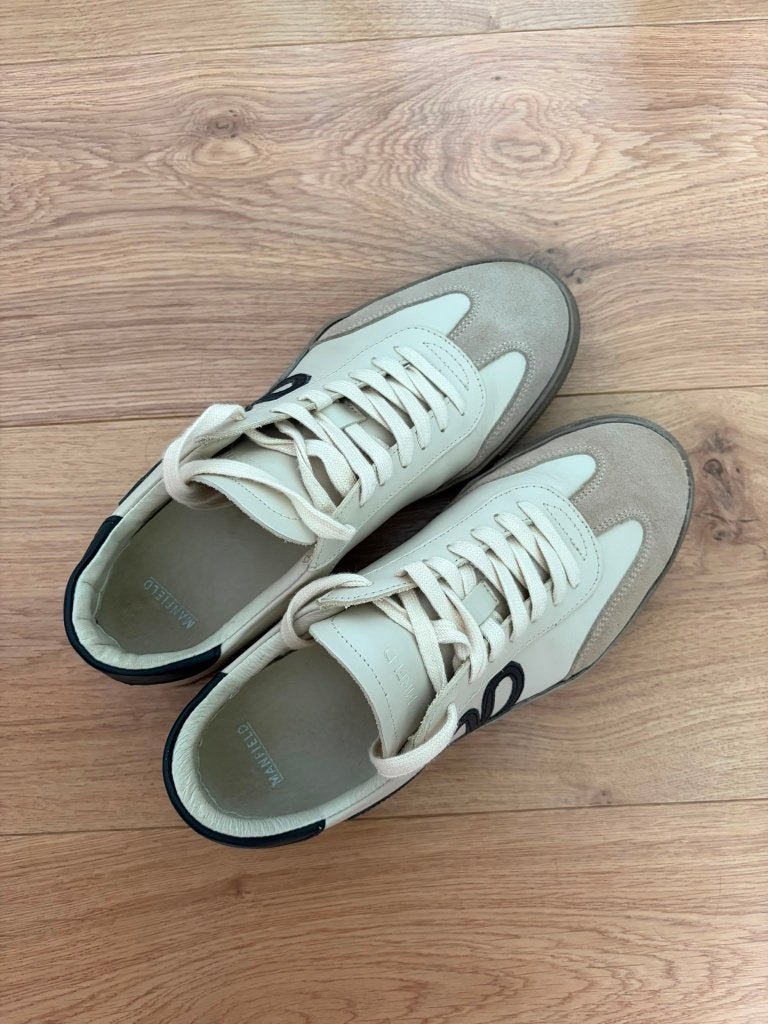 Manfield sneakers maat 40, Beige, Ophalen of Verzenden, Manfield, Sneakers of Gympen