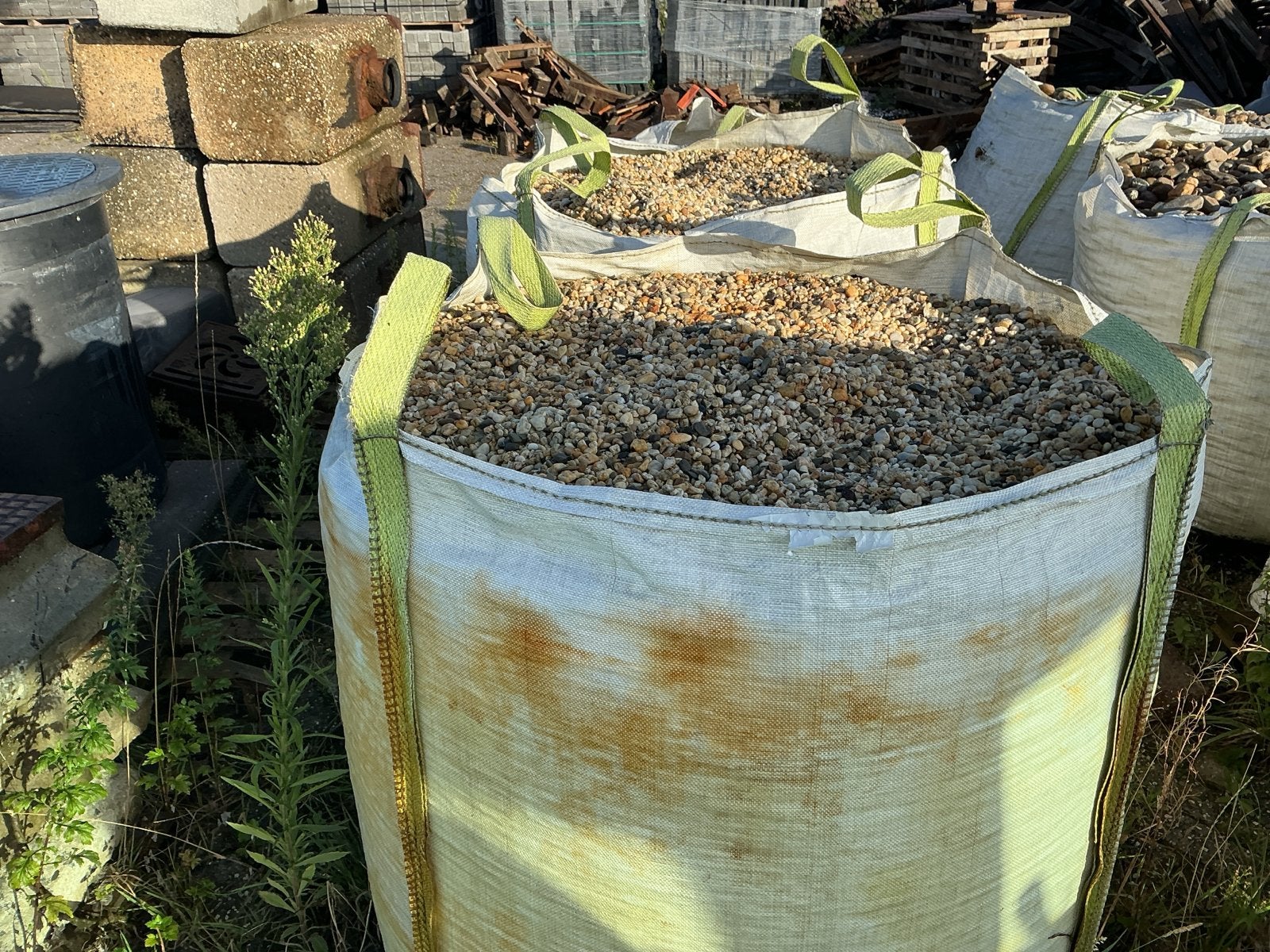2,5 big bag siergrind/split beschikbaar, Tuin en Terras, Ophalen of Verzenden, Gebruikt, Multi, Grind