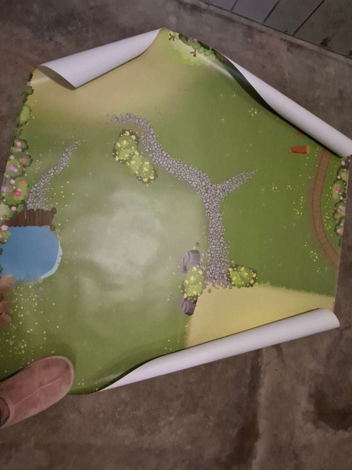 Vinyl speelkleed, Ophalen of Verzenden