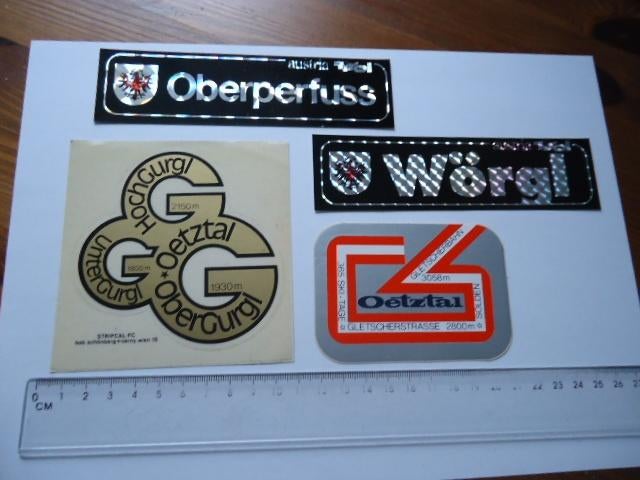 sticker oud TIROL Oostenrijk austria oberperfuss worgl ski, Verzamelen, Stickers, Verzenden, Zo goed als nieuw, Bedrijf of Vereniging