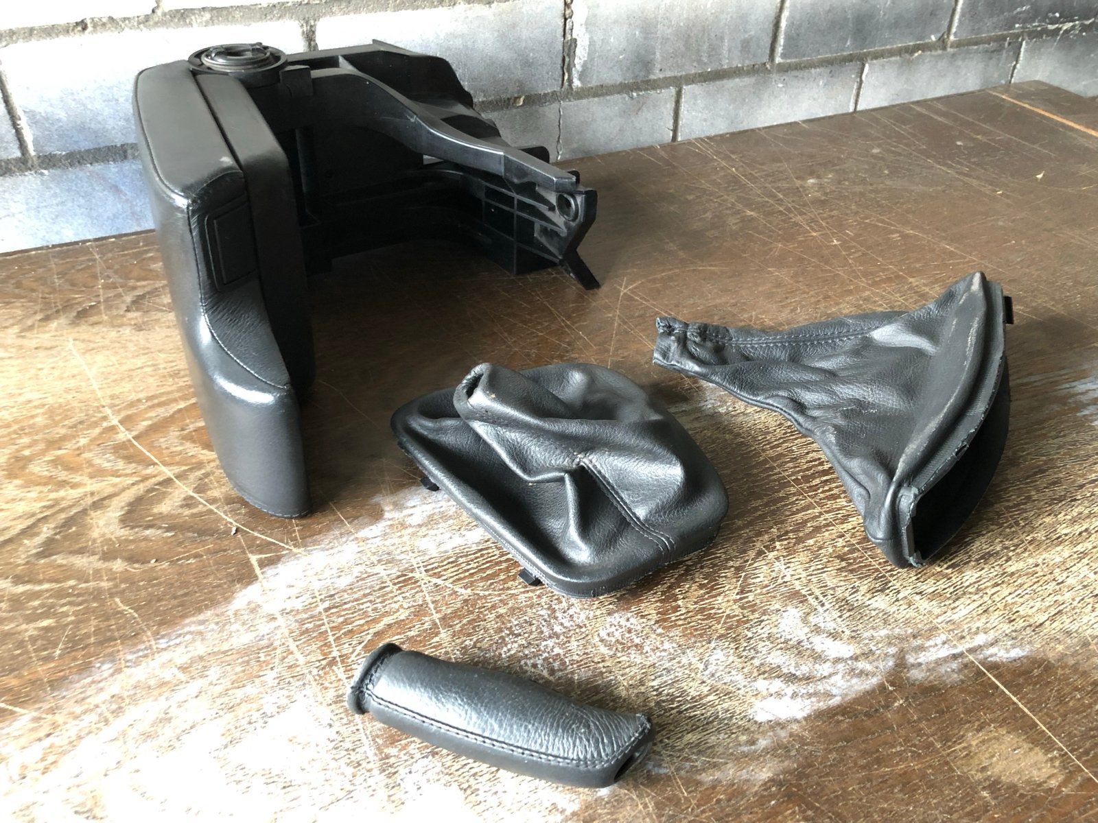 Armsteun en hoezen voor BMW E46 echte leder, Ophalen, Gebruikt, BMW