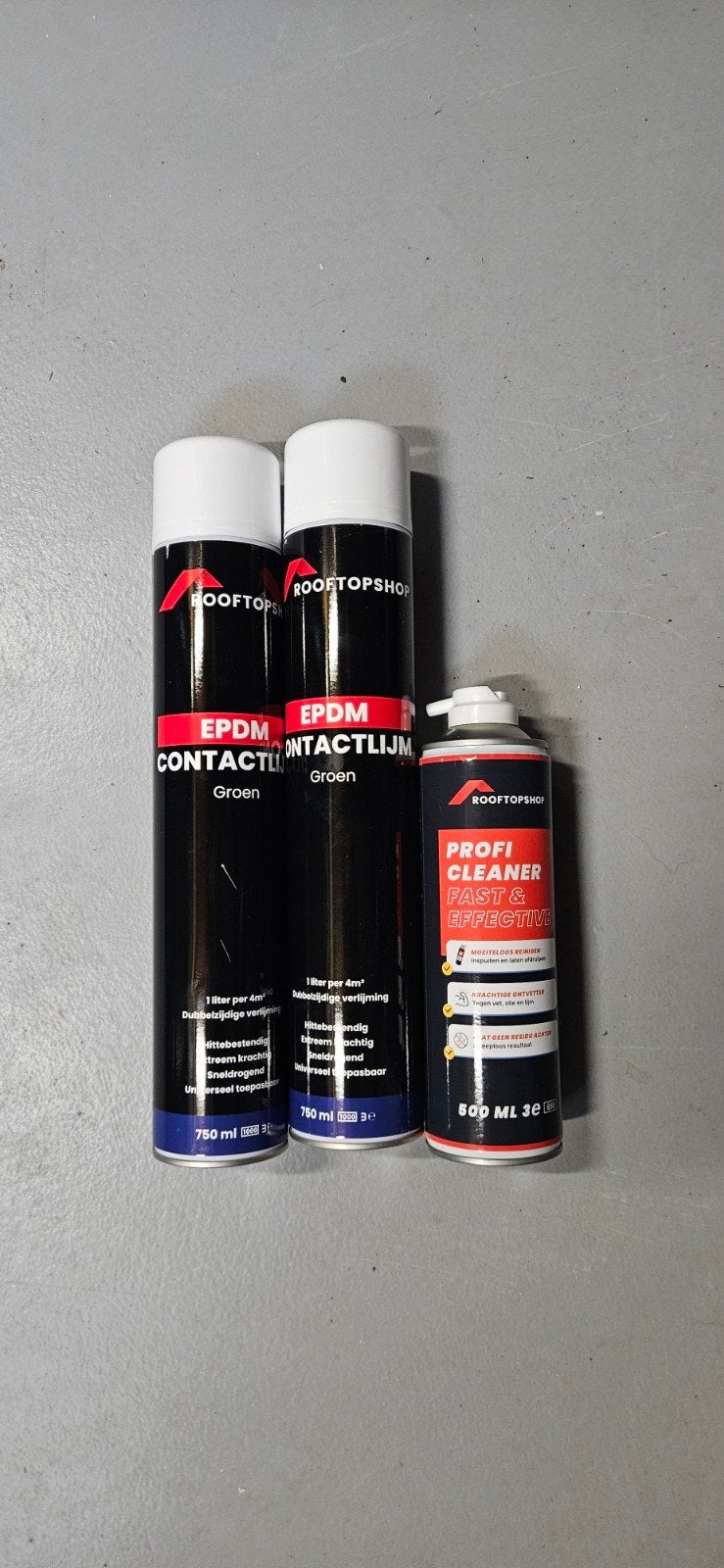 EPDM Contactlijm Groen & Profi Cleaner Set, Minder dan 5 liter, Ophalen of Verzenden, Gebruikt, Groen