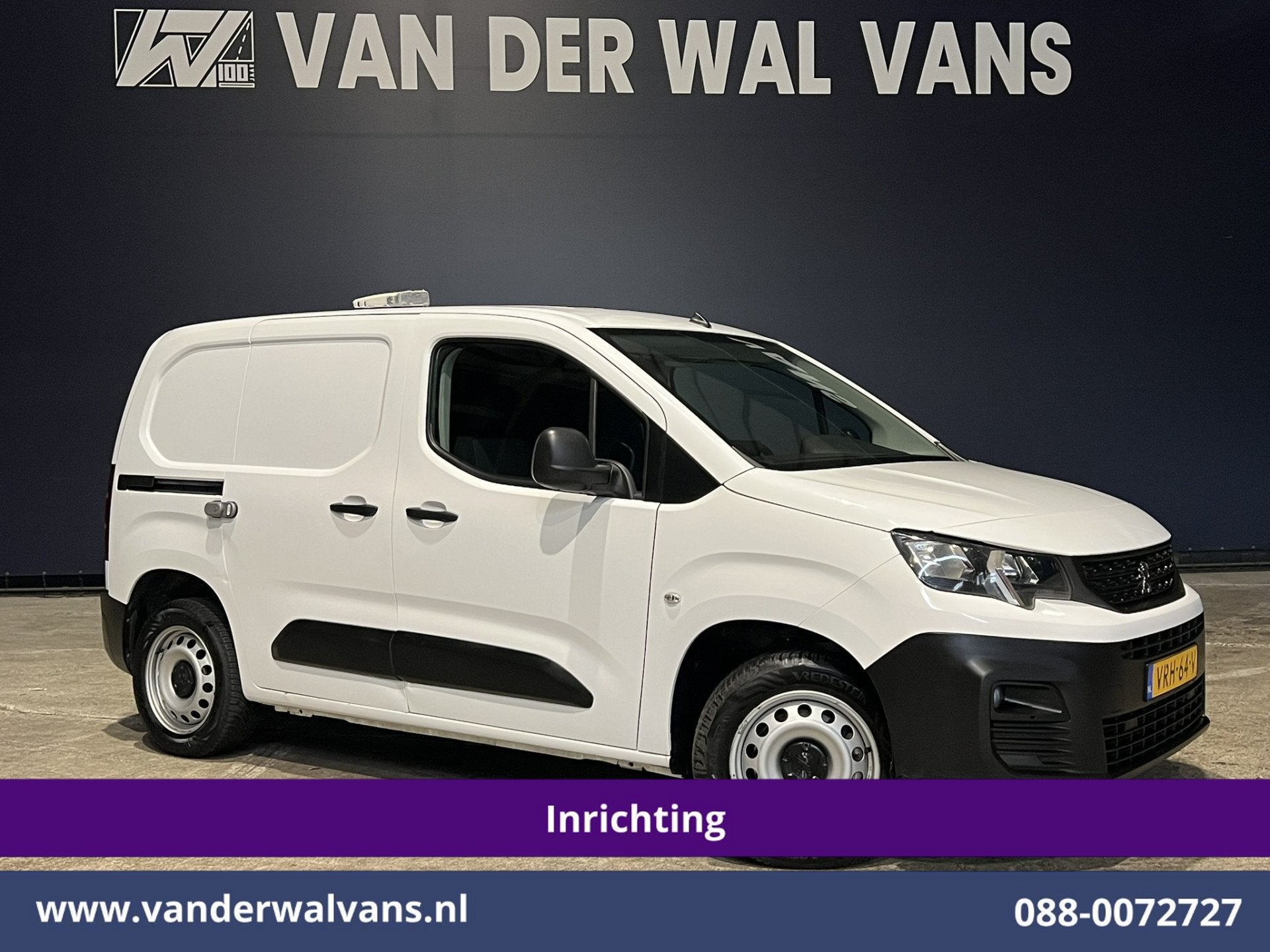 Peugeot Partner 1.5 BlueHDI 102pk L1H1 Inrichting Euro6 Airc, Voorwielaandrijving, Stof, Gebruikt, 4 cilinders