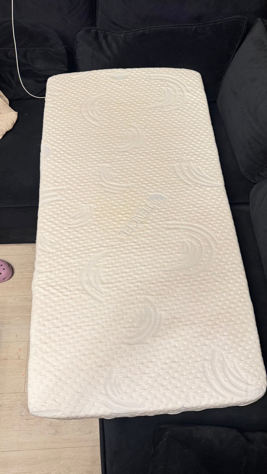 Kinder matras, Kinderen en Baby's, Ophalen, Gebruikt, Jongetje of Meisje, Wit