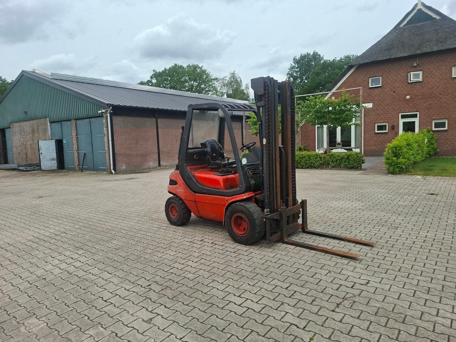 Linde H25D, H25T, Cascade klem, Renault 781, Diesel, Heftruck, Ophalen of Verzenden, Linde, Cascade, Renault