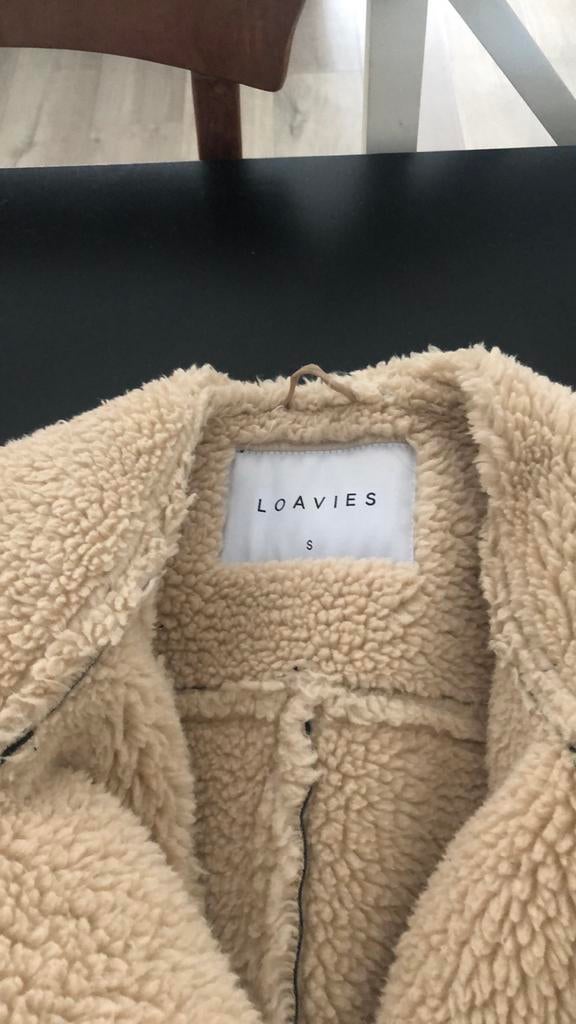Loavies bikerjack met teddy voering maat 36, Kleding | Dames, Jassen | Winter, Ophalen of Verzenden, Gedragen, Maat 36 (S), Zwart