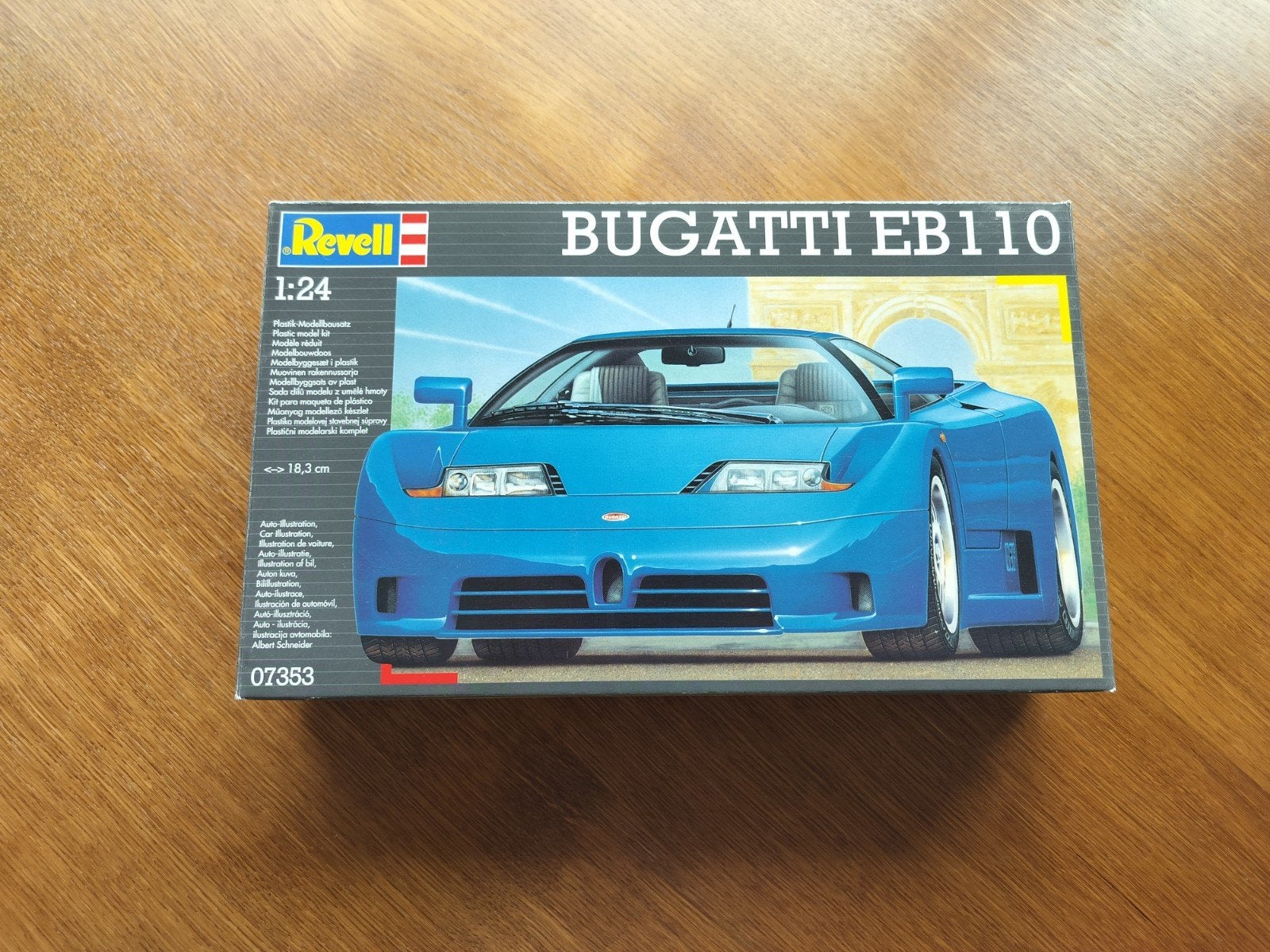 Revell Bugatti EB110 1:24, Auto, Revell, Groter dan 1:32, Nieuw