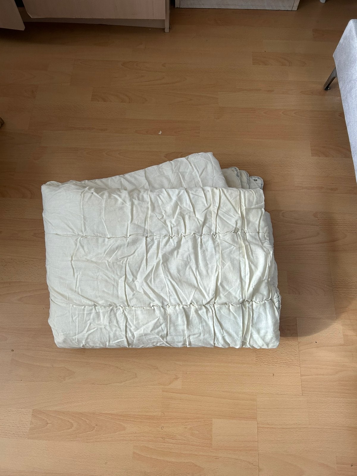 Een 2 PERSOONS DEK BED., Eenpersoons, Wit, Dekbedovertrek, Ophalen of Verzenden