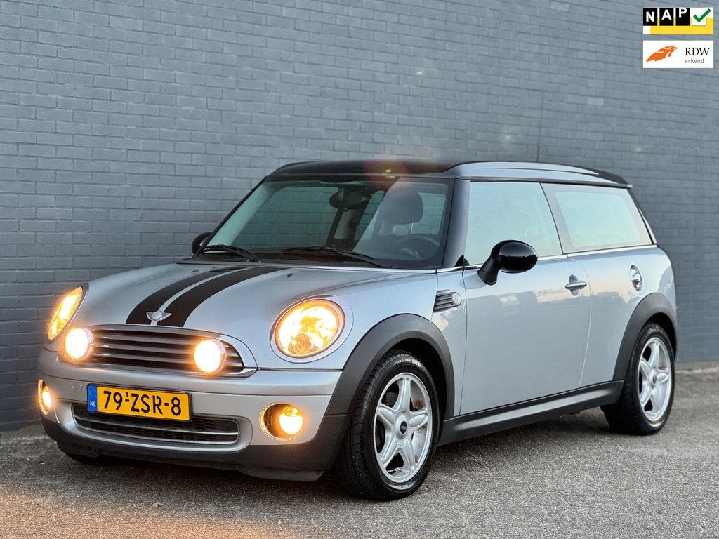 Mini Mini Clubman 1.6 Cooper/AIRCO//6BAK/ELEKRAMEN/2XSLEUTEL, Elektrische ramen, Gebruikt, 4 cilinders, 4 stoelen