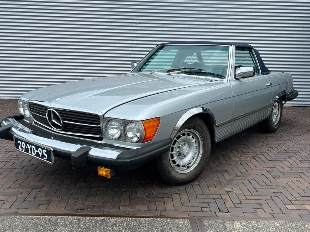 Mercedes-Benz SL-Klasse 450 SL roadster (bj 1976, automaat), Auto's, Oldtimers, Automaat, Achterwielaandrijving, 179 pk, Mercedes-Benz