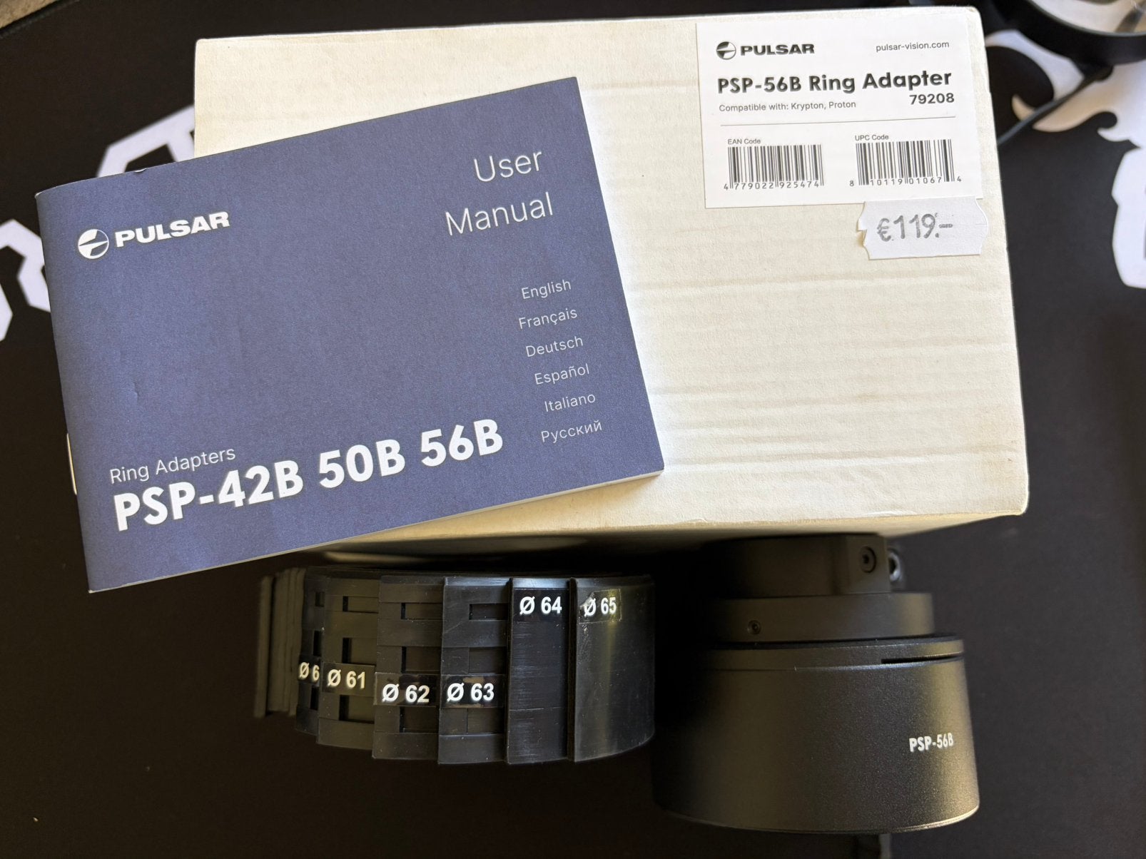Pulsar PSP-56B Ring Adapter, Ophalen of Verzenden, Nieuw