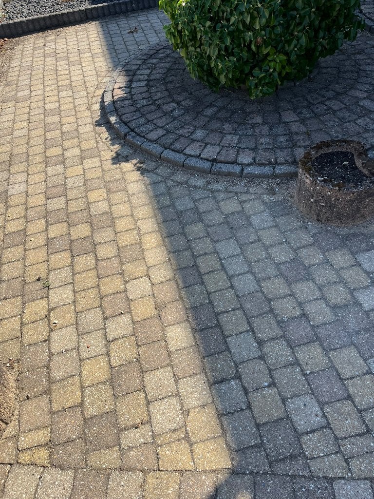 Tuintegels, klinkers en gele zand., Ophalen, Gebruikt, Beton, Klinkers