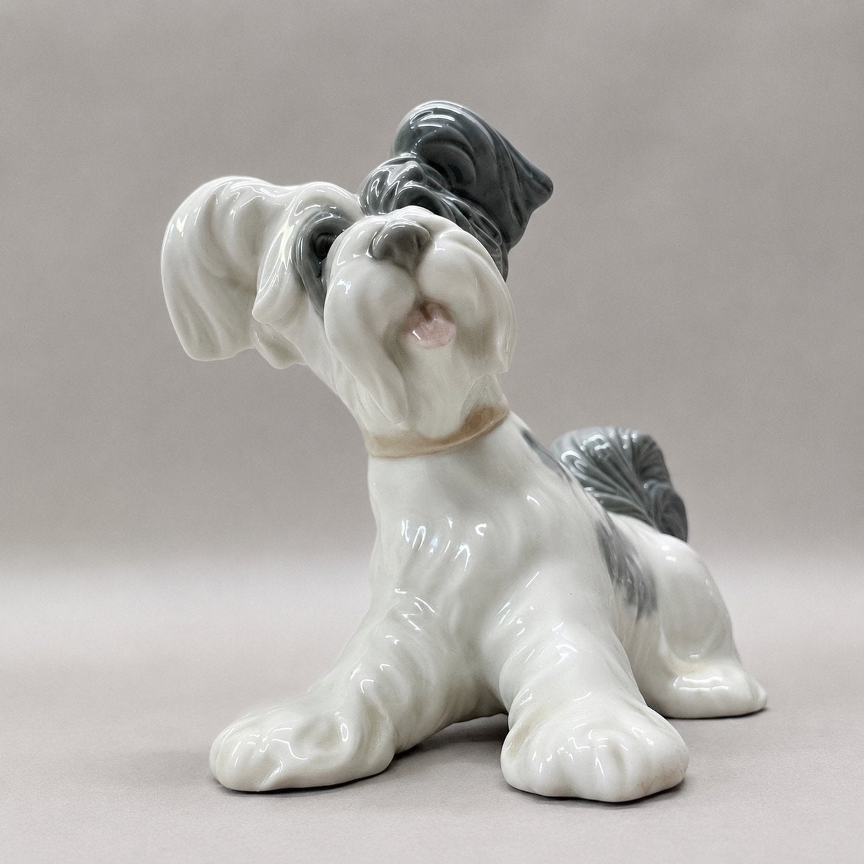 Lladró “Skye Terrier” – Model 4643 – Salvador Furió, Ophalen of Verzenden, Zo goed als nieuw, Mens